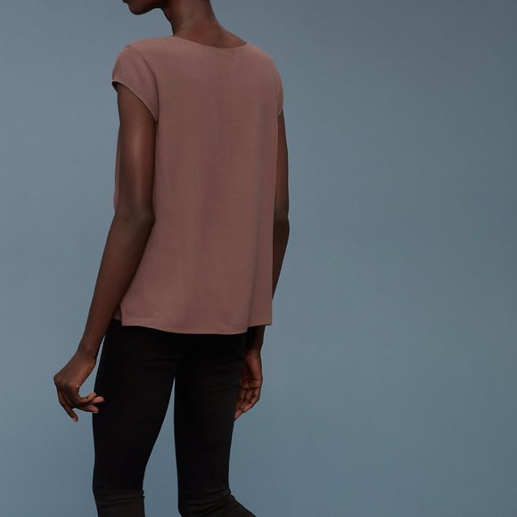 Aritzia Wilfred Free Juliger Short Sleeve Blouse - Picture 2 of 10